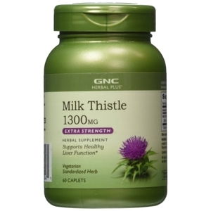 Viên uống giải độc gan GNC Milk Thistle 1300mg 60 viên