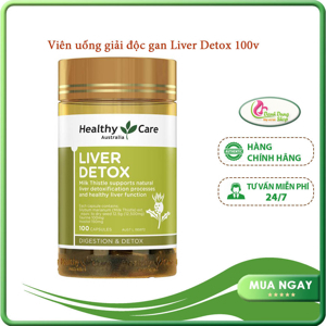 Viên uống giải độc gan Healthy Care Liver Detox