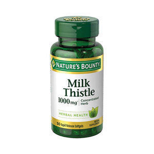 Viên uống giải độc gan Nature's Bounty Milk Thistle 1000mg