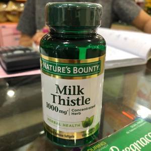 Viên uống giải độc gan Nature's Bounty Milk Thistle 1000mg