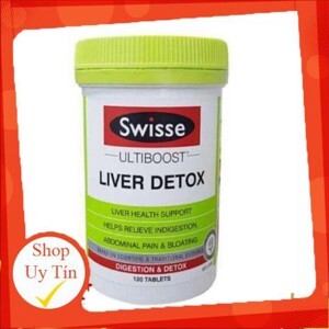 Viên uống giải độc gan Swisse Ultiboost Liver Detox 120 viên