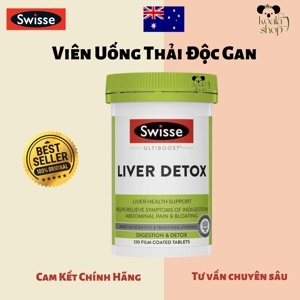 Viên uống giải độc gan Swisse Ultiboost Liver Detox 120 viên