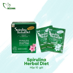 Viên uống giảm cân tảo Spirulina Herbal Diet 300 viên