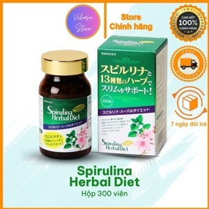 Viên uống giảm cân tảo Spirulina Herbal Diet 300 viên