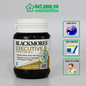 Viên uống giảm căng thẳng Blackmores Executive B Stress Formula - 28v