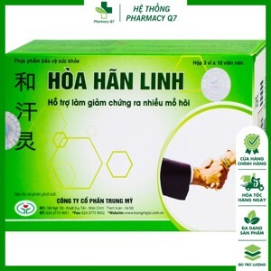 Viên Uống Giảm Chứng Tiết Mồ Hôi Nhiều Hòa Hãn Linh 30 Viên