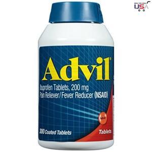 Viên uống giảm đau Advil  Ibuprofen, 200mg -  Nhanh chóng làm dịu các cơn đau 300v