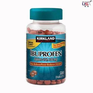 Viên uống giảm đau Kirkland Ibuprofen - 200mg, 500 viên