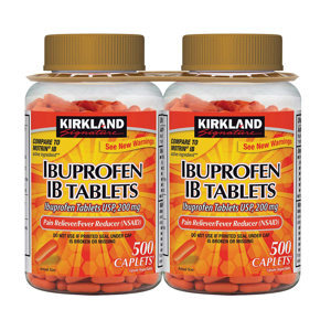 Viên uống giảm đau Kirkland Ibuprofen - 200mg, 500 viên