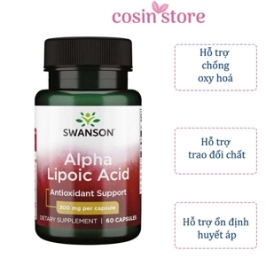 Viên uống giảm đường huyết Alpha lipoic acid Nhật Bản 60 viên