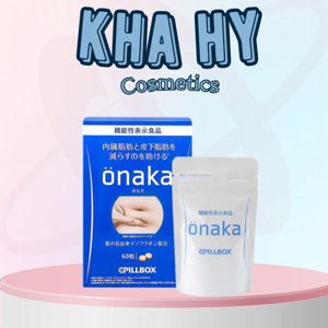 Viên uống giảm mỡ bụng Onaka Pillbox - 60 viên