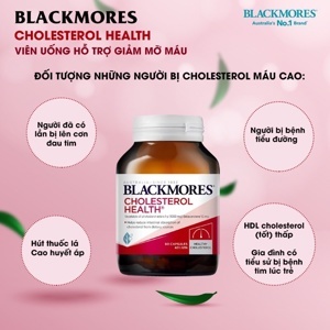 Viên uống giảm mỡ máu Blackmores Cholesterol Health 60 viên