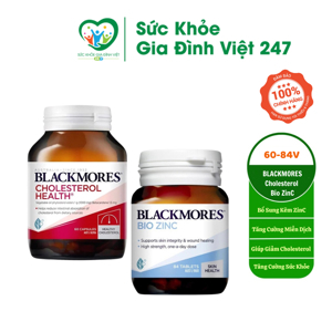 Viên uống giảm mỡ máu Blackmores Cholesterol Health 60 viên