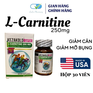 Viên Uống Giảm Mỡ Thừa L-Carnitine 30 Viên SUPPLEMENT