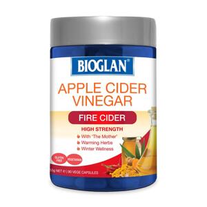 Viên uống giấm táo hỗn hợp Bioglan Apple Cider Vinegar Fire Cider 90 viên