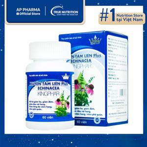 Viên Uống Giảm Viêm Họng, Viêm Phế Quản Xuyên Tâm Liên Plus Echinacea Kingphar 60 Viên