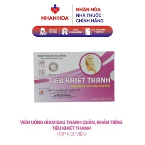 Viên Uống Giúp Giọng Nói Trong Sáng Hơn Tiêu Khiết Thanh 30 Viên