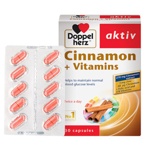 Viên uống giúp ổn định đường huyết Doppelherz Cinnamon 30 viên