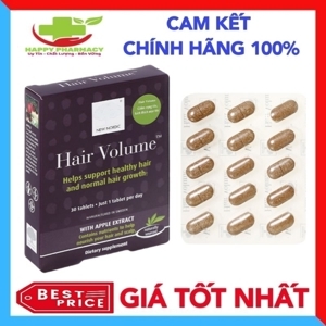 Viên uống giúp tóc chắc khỏe New Nordic Hair Volume 30 viên