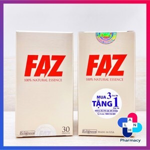 Viên uống hạ mỡ máu, ổn định Cholesterol FAZ, 30 viên