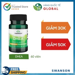 Viên uống hạn chế lão hóa, cân bằng nội tiết tố Swanson DHEA 10mg - 120 viên