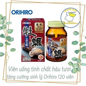 Viên uống hàu tươi Orihiro Oyster Nhật Bản - 120 viên