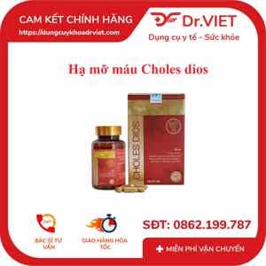 Viên uống hỗ trợ cải thiện mỡ máu, men gan cao Choles Dios