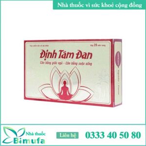 Viên uống hỗ trợ cân bằng giấc ngủ định tâm đan 20 viên