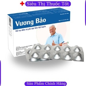 Viên Uống Hỗ Trợ Điều Trị Phì Đại Tiền Liệt Tuyến Vương Bảo 20 Viên