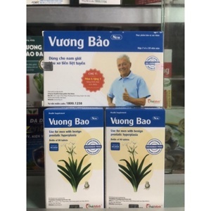 Viên Uống Hỗ Trợ Điều Trị Phì Đại Tiền Liệt Tuyến Vương Bảo 20 Viên