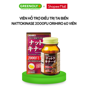 Viên uống hỗ trợ điều trị tai biến Orihiro Nattokinase 60 viên