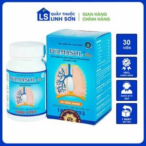 Viên Uống Hỗ Trợ Điều Trị Viêm Phế Quản, Phế Quản Co Thắt Pulmasol Plus 30 Viên