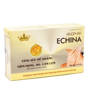 Viên Uống Hỗ Trợ Điều Trị Viêm Họng Echina Kingphar 30 Viên