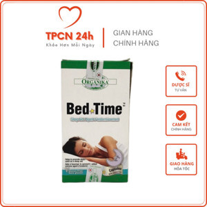 Viên uống hỗ trợ giấc ngủ Bed Time Organika - 60 viên