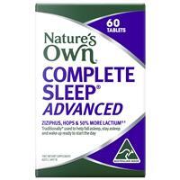 Viên uống hỗ trợ giấc ngủ ngon Nature’s Own Complete Sleep Advanced 60 viên