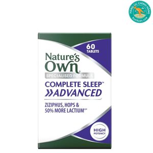 Viên uống hỗ trợ giấc ngủ ngon Nature’s Own Complete Sleep Advanced 60 viên