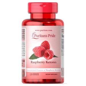 Viên uống hỗ trợ giảm cân Puritan's Pride Raspberry Ketones 60 viên