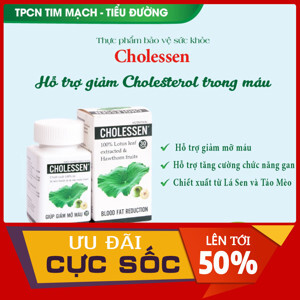Viên Uống Hỗ Trợ Giảm Cholesterol Máu Cholessen 30 Viên