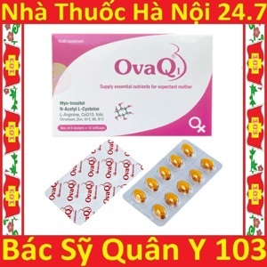 Viên Uống Hỗ Trợ Mang Thai Ovaq Plus 60 Viên