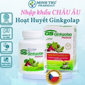 Viên uống hỗ trợ não bộ GS Ginkgolap Premium