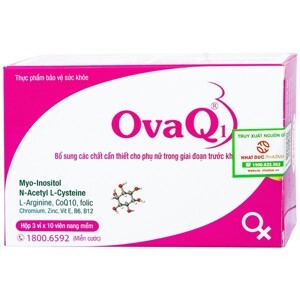 Viên Uống Hỗ Trợ Tăng Khả Năng Mang Thai Ovaq1 Mediplantex 30 Viên