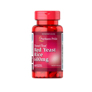 Viên uống hỗ trợ tiêu hóa Puritan's Pride Red Yeast Rice 60 viên