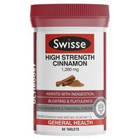 Viên uống hỗ trợ tiêu hóa trị đầy hơi Swisse Ultiboost High Strength Cinnamon 60 viên