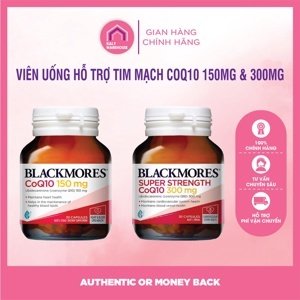 Viên uống hỗ trợ tim mạch Blackmores Super Strength CoQ10 300mg 30 viên
