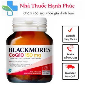 Viên uống hỗ trợ tim mạch Blackmores Super Strength CoQ10 300mg 30 viên