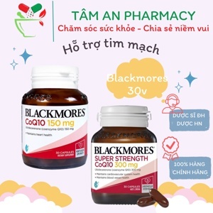 Viên uống hỗ trợ tim mạch Blackmores Super Strength CoQ10 300mg 30 viên