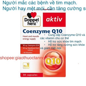 Viên uống hỗ trợ tim mạch Doppelherz Coenzyme Q10