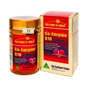 Viên uống hỗ trợ tim mạch Nature’s Gold Co-Enzyme Q10 150mg 60 viên