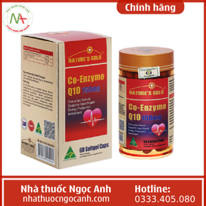 Viên uống hỗ trợ tim mạch Nature’s Gold Co-Enzyme Q10 150mg 60 viên