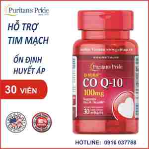 Viên uống hỗ trợ tim mạch Puritan's Pride Q-Sorb Co Q-10 200mg 30 viên